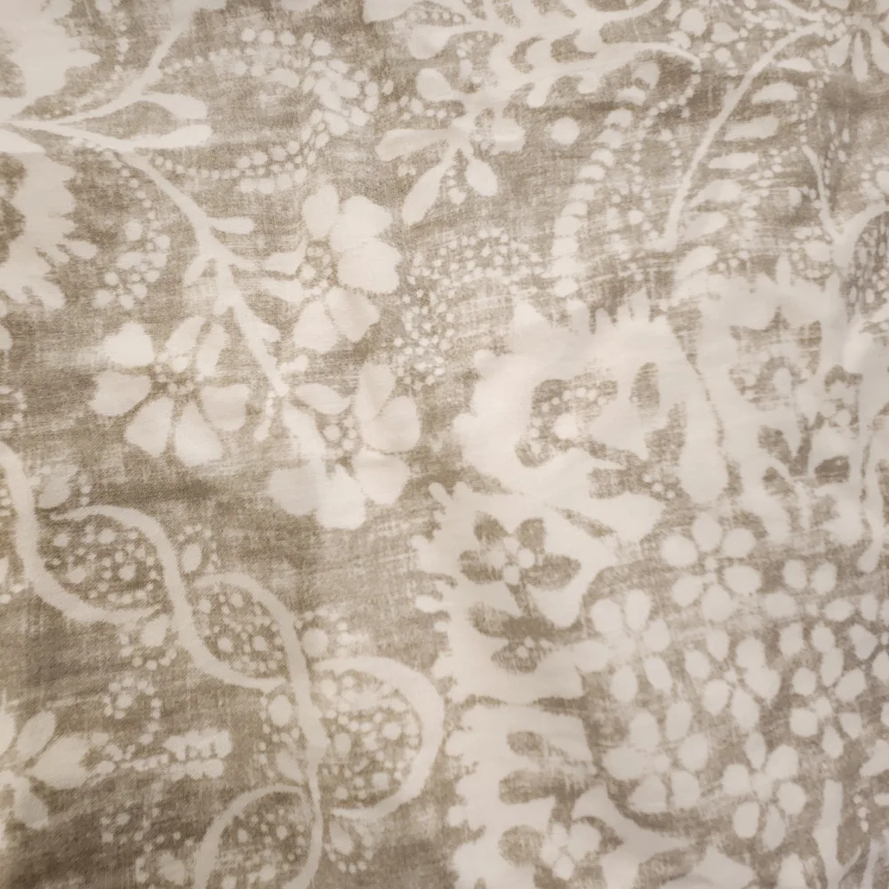 Pottery Barn Bernyce Flax Curtain 54x108